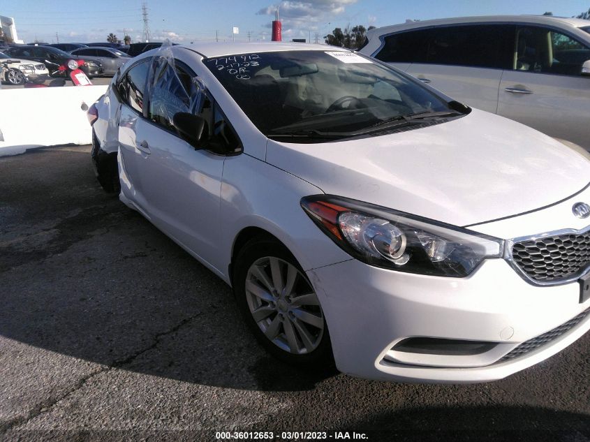 2014 KIA FORTE LX - KNAFX4A61E5195730