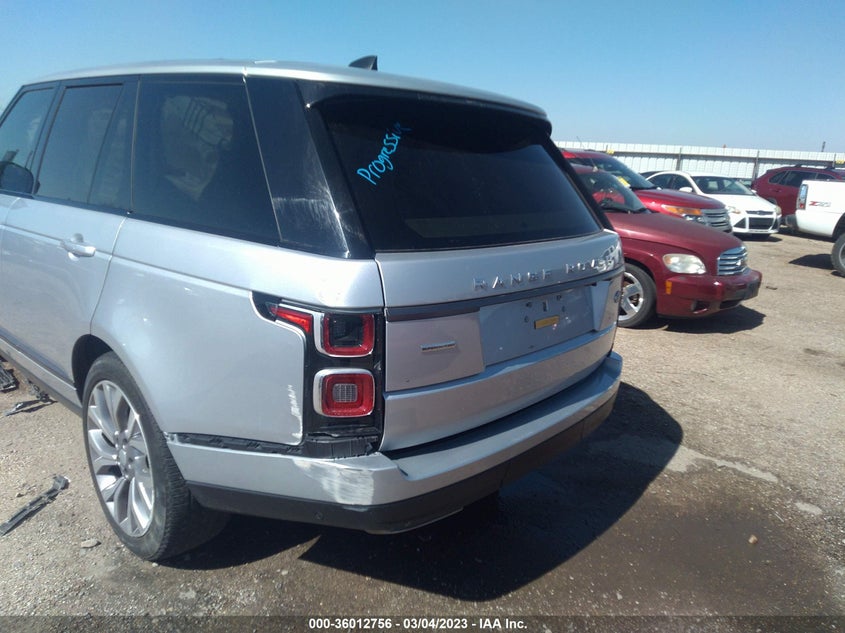 VIN SALGS2RE7JA392868 2018 LAND ROVER RANGE ROVER