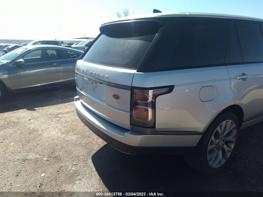 VIN SALGS2RE7JA392868 2018 LAND ROVER RANGE ROVER