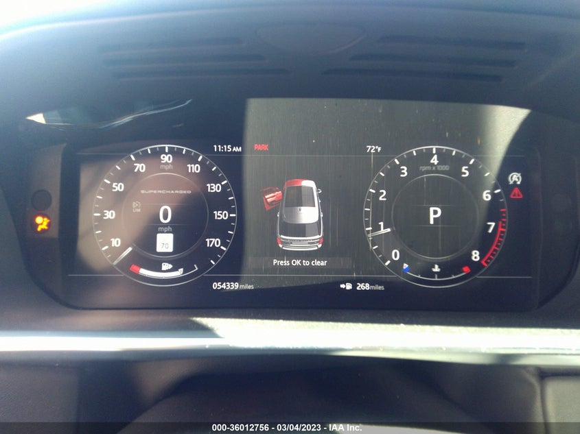 VIN SALGS2RE7JA392868 2018 LAND ROVER RANGE ROVER