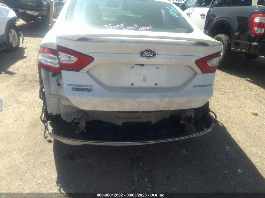 2016 FORD FUSION ENERGI TITANIUM - 3FA6P0SU0GR252790