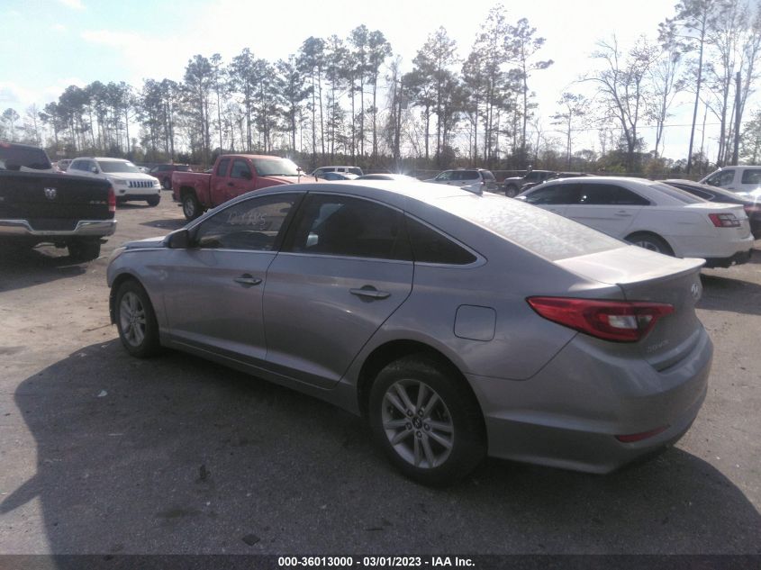 2015 HYUNDAI SONATA 2.4L SE - 5NPE24AFXFH062267