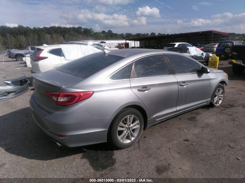 2015 HYUNDAI SONATA 2.4L SE - 5NPE24AFXFH062267