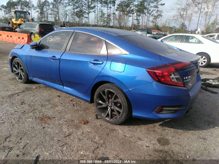 2019 HONDA CIVIC SEDAN SPORT - 19XFC2F80KE015246