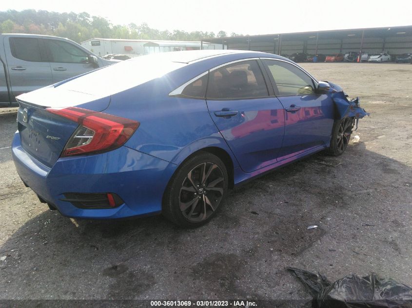 2019 HONDA CIVIC SEDAN SPORT - 19XFC2F80KE015246