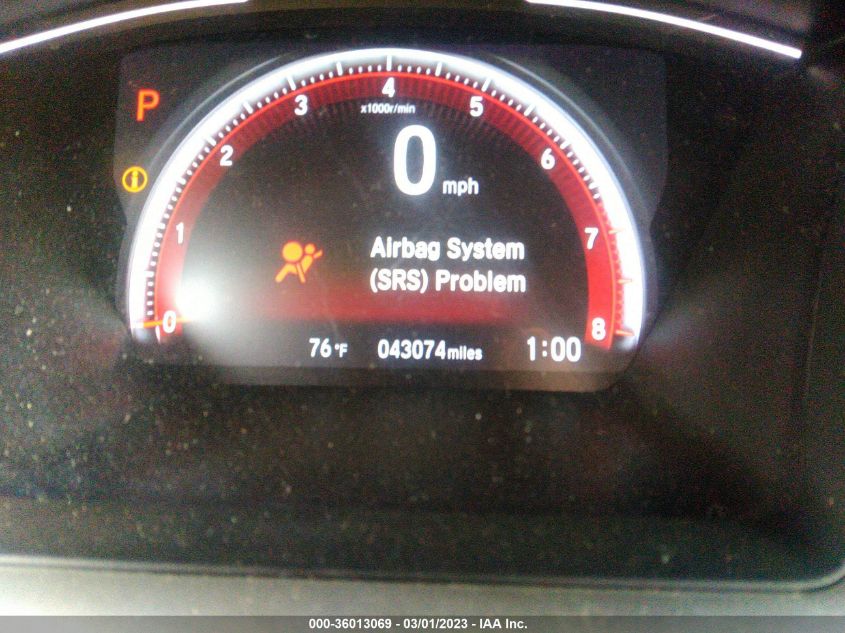 2019 HONDA CIVIC SEDAN SPORT - 19XFC2F80KE015246