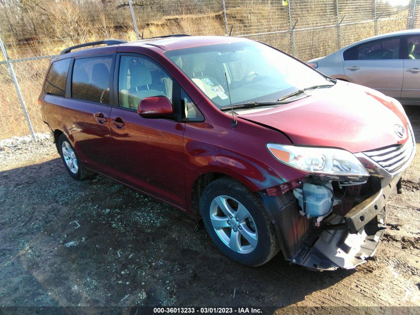 VIN 5TDKK3DCXDS393355 2013 TOYOTA SIENNA no.1