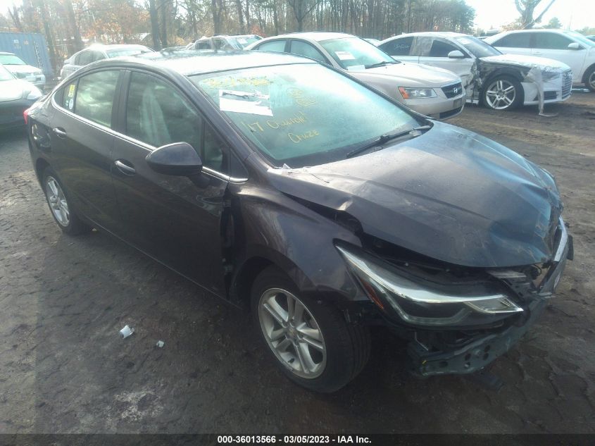 2017 CHEVROLET CRUZE LT - 1G1BE5SM7H7123152