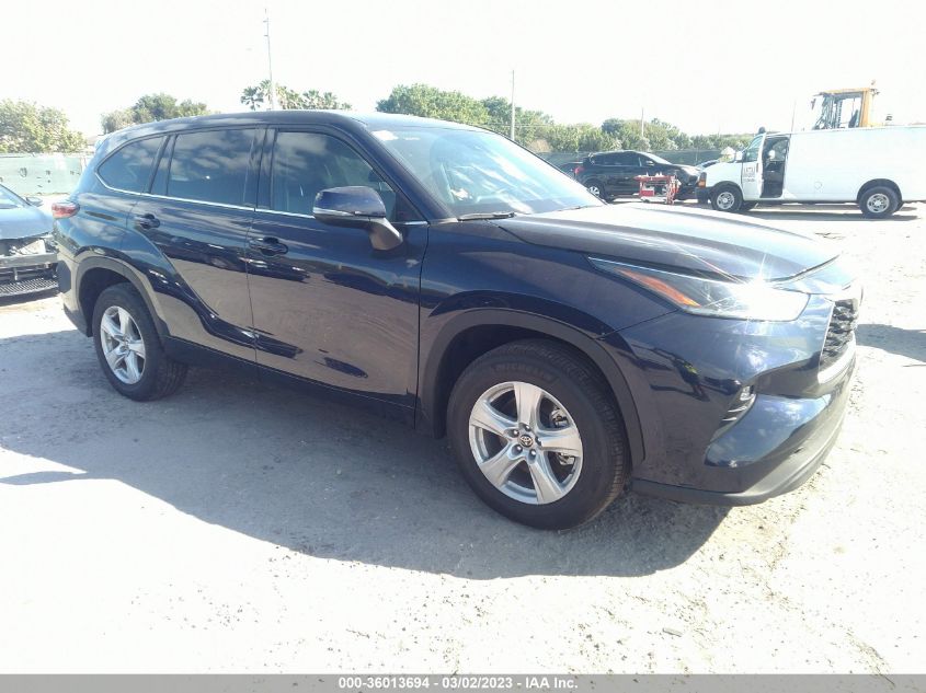 2021 TOYOTA HIGHLANDER L/LE - 5TDZZRAH3MS528091