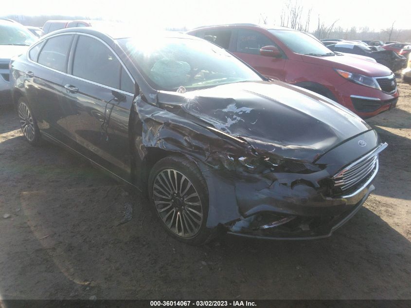 Lot #2541528562 2017 FORD FUSION SE salvage car