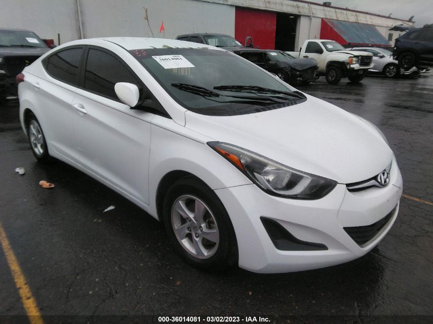 2015 HYUNDAI ELANTRA SE - 5NPDH4AE5FH574536