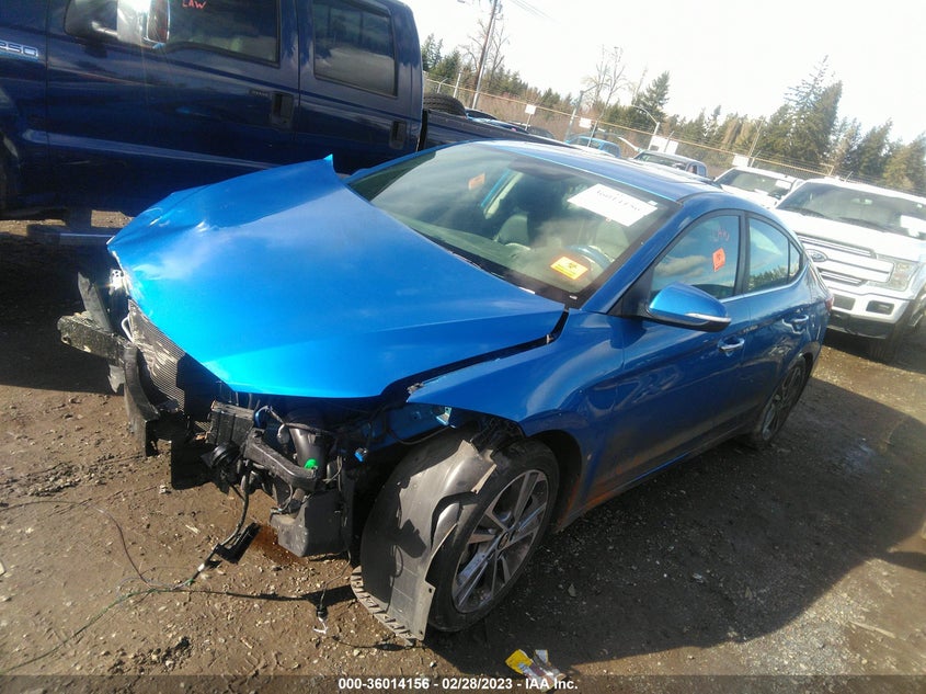 VIN KMHD84LF5HU299051 2017 HYUNDAI ELANTRA LIMITED