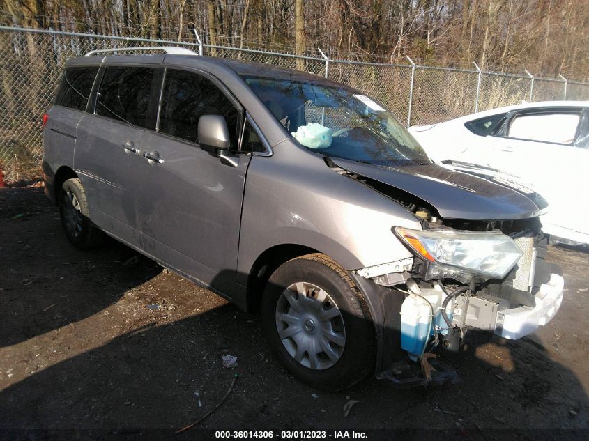 2014 NISSAN QUEST S - JN8AE2KP7E9100292