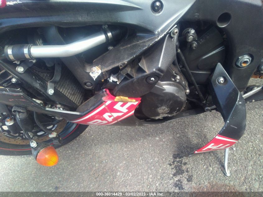 2014 YAMAHA YZFR6 JYARJ16E8EA032205