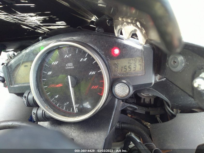 2014 YAMAHA YZFR6 JYARJ16E8EA032205