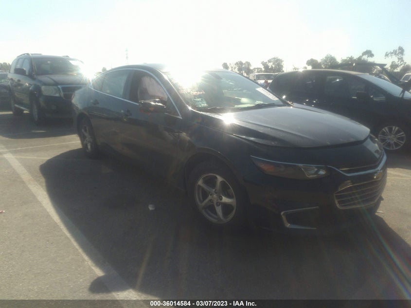VIN 1G1ZB5ST5JF116372 2018 CHEVROLET MALIBU LS