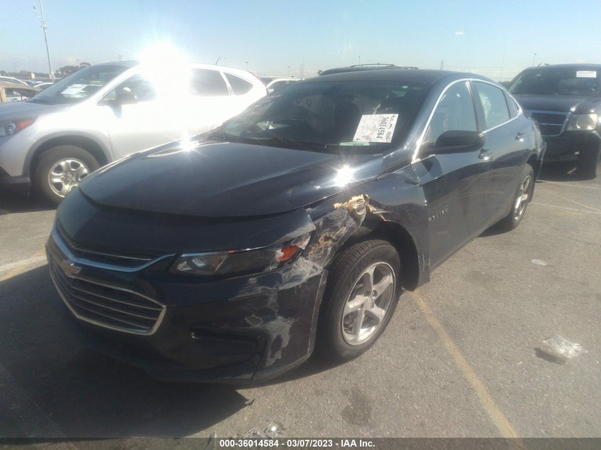 VIN 1G1ZB5ST5JF116372 2018 CHEVROLET MALIBU LS