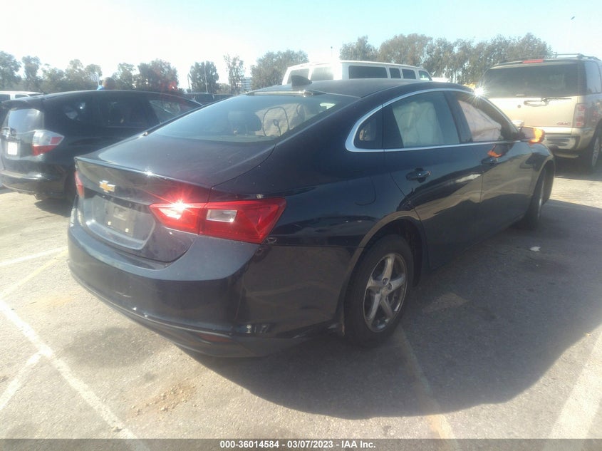 VIN 1G1ZB5ST5JF116372 2018 CHEVROLET MALIBU LS
