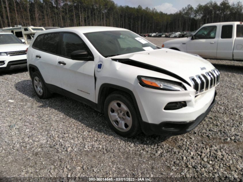 2016 JEEP CHEROKEE SPORT - 1C4PJLAB7GW159053
