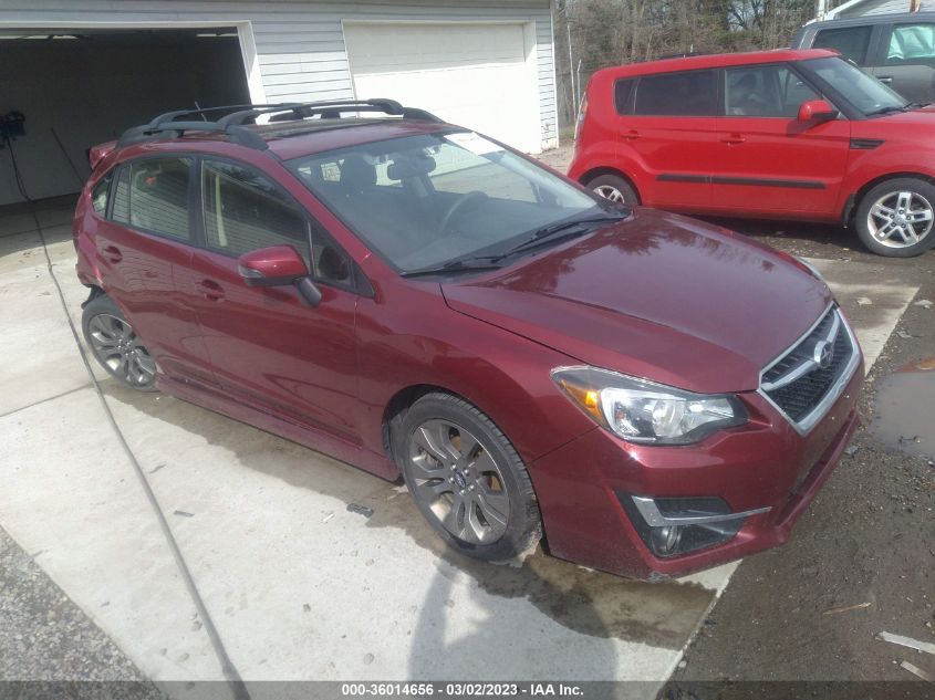 2015 SUBARU IMPREZA WAGON 2.0I SPORT LIMITED - JF1GPAZ68F8314602