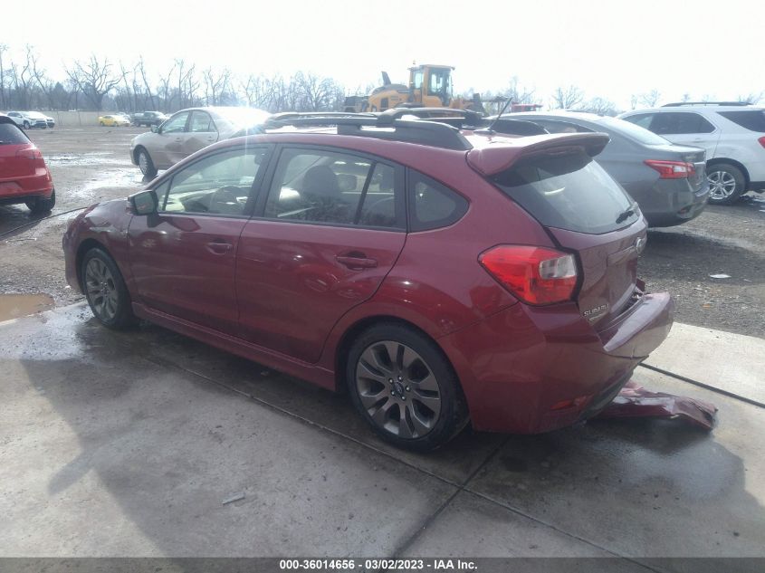 2015 SUBARU IMPREZA WAGON 2.0I SPORT LIMITED - JF1GPAZ68F8314602