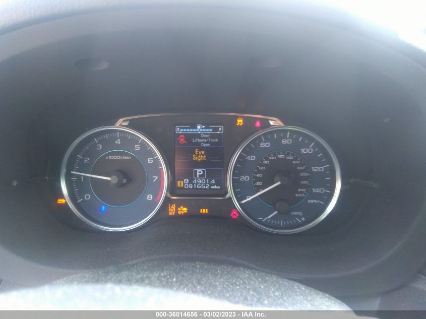 2015 SUBARU IMPREZA WAGON 2.0I SPORT LIMITED - JF1GPAZ68F8314602