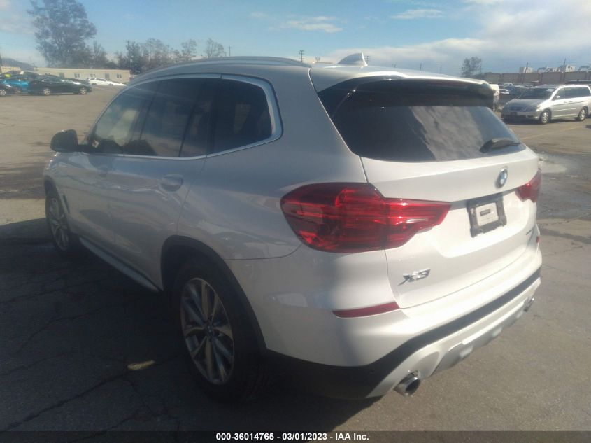 2019 BMW X3 SDRIVE30I - 5UXTR7C58KLF25653