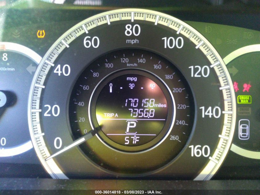 2013 HONDA ACCORD SDN EX-L - 1HGCR2F83DA264651