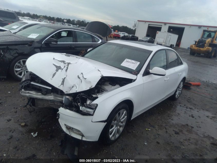 2014 AUDI A4 PREMIUM - WAUBFAFL1EN019260