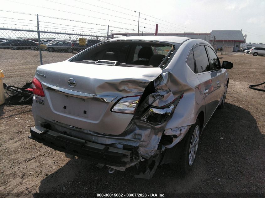 2016 NISSAN SENTRA S - 3N1AB7APXGY313014