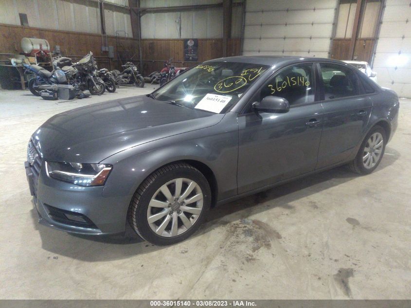 2014 AUDI A4 PREMIUM - WAUDFAFL2EA065051