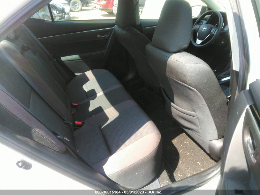 2017 TOYOTA COROLLA L/LE/XLE/SE - 2T1BURHE6HC833949