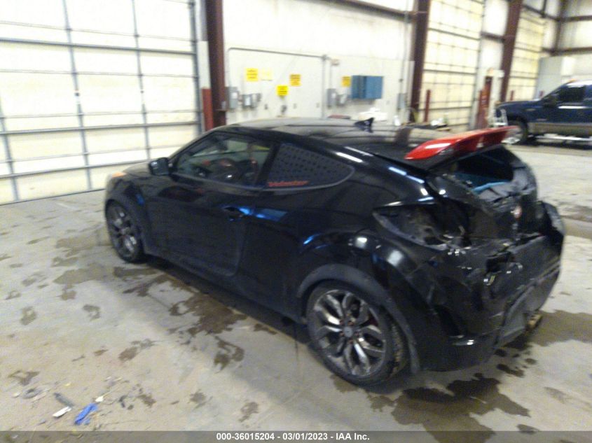 2013 HYUNDAI VELOSTER W/GRAY INT - KMHTC6ADXDU093788