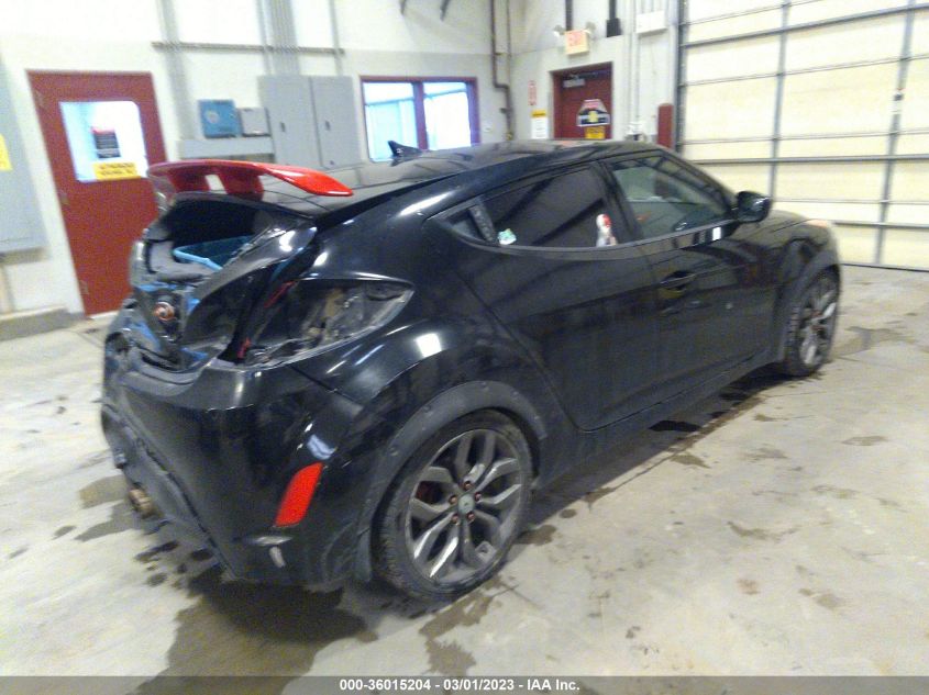 2013 HYUNDAI VELOSTER W/GRAY INT - KMHTC6ADXDU093788