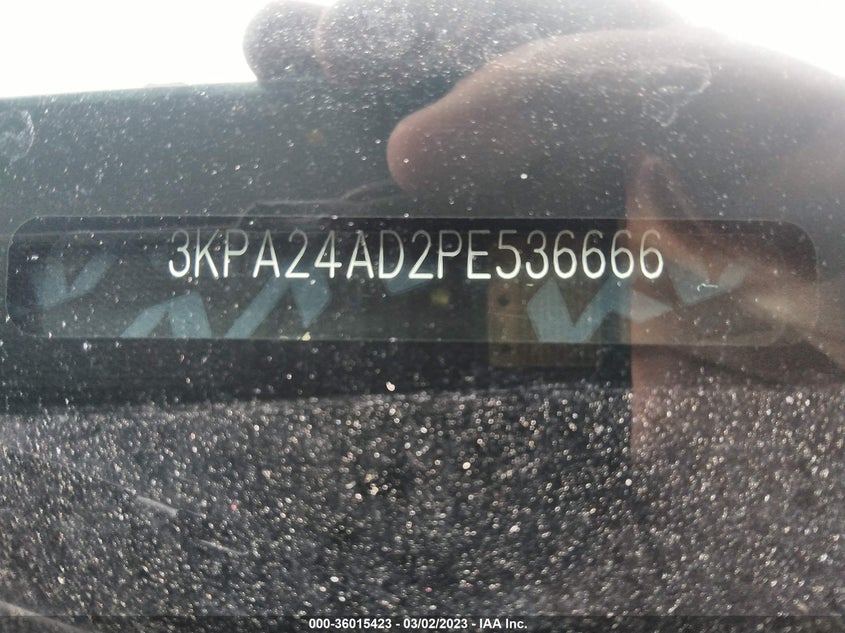 VIN 3KPA24AD2PE536666 2023 KIA RIO S