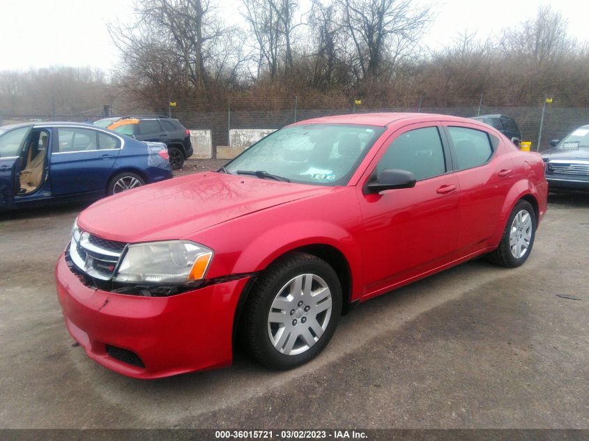 2014 DODGE AVENGER SE - 1C3CDZAB0EN225538