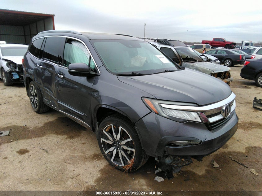 VIN 5FNYF5H61KB015554 2019 HONDA PILOT TOURING 7-PASSENGER
