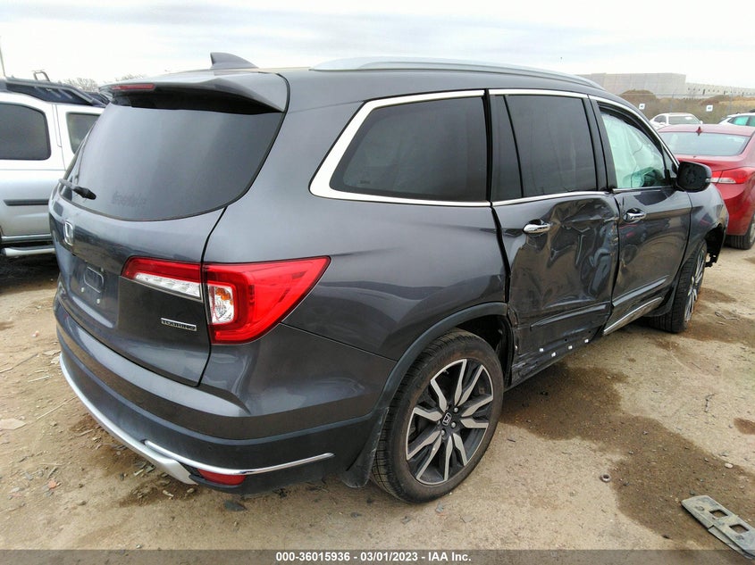 VIN 5FNYF5H61KB015554 2019 HONDA PILOT TOURING 7-PASSENGER