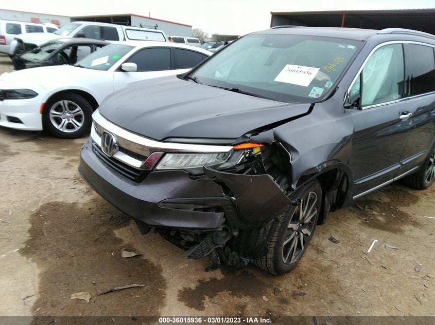 VIN 5FNYF5H61KB015554 2019 HONDA PILOT TOURING 7-PASSENGER