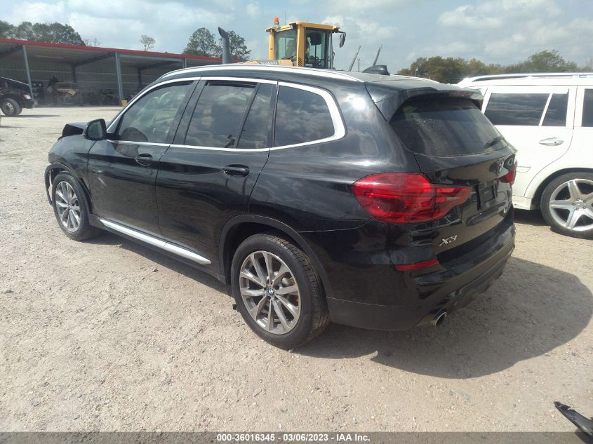 2019 BMW X3 SDRIVE30I - 5UXTR7C59KLR45564