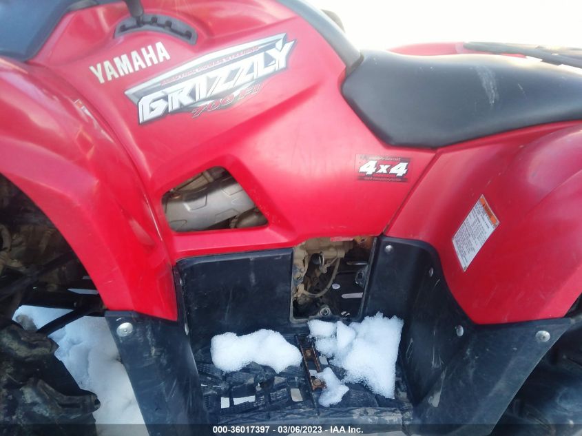 2008 YAMAHA YFM700 FWAD - JY4AM13Y38C017304