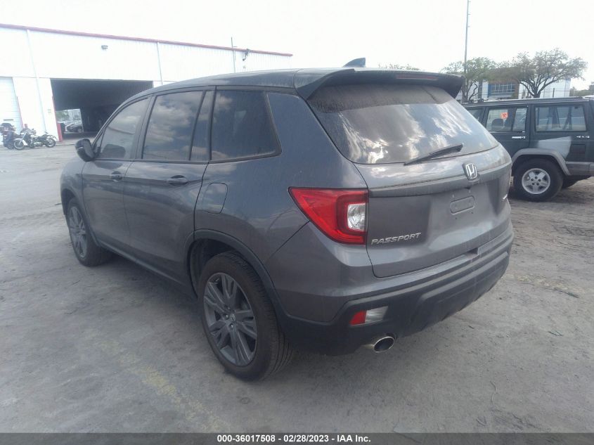 2019 HONDA PASSPORT EX-L - 5FNYF7H59KB007107