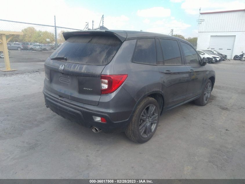 2019 HONDA PASSPORT EX-L - 5FNYF7H59KB007107