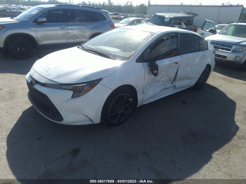 VIN JTDEPMAE3NJ201556 2022 TOYOTA COROLLA LE