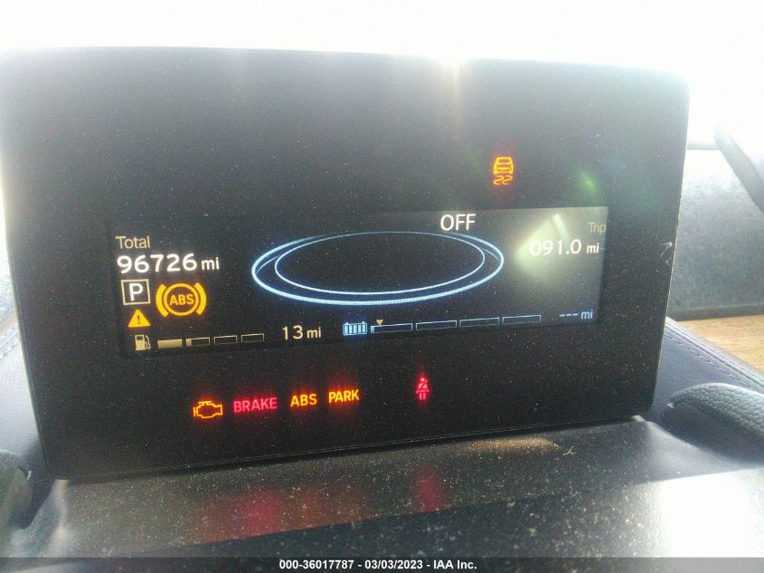 2014 BMW I3 WBY1Z4C51EVX63324
