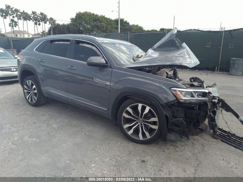 1V2CE2CA7MC230541 VOLKSWAGEN ATLAS CROSS SPORT 3.6L V6 SEL R-LINE 2021
