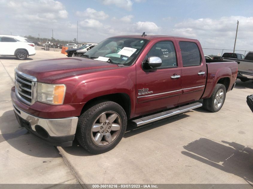2013 GMC SIERRA 1500 SLE - 3GTP1VE07DG164669