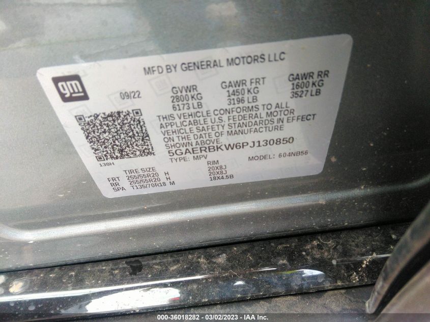 2023 BUICK ENCLAVE ESSENCE - 5GAERBKW6PJ130850