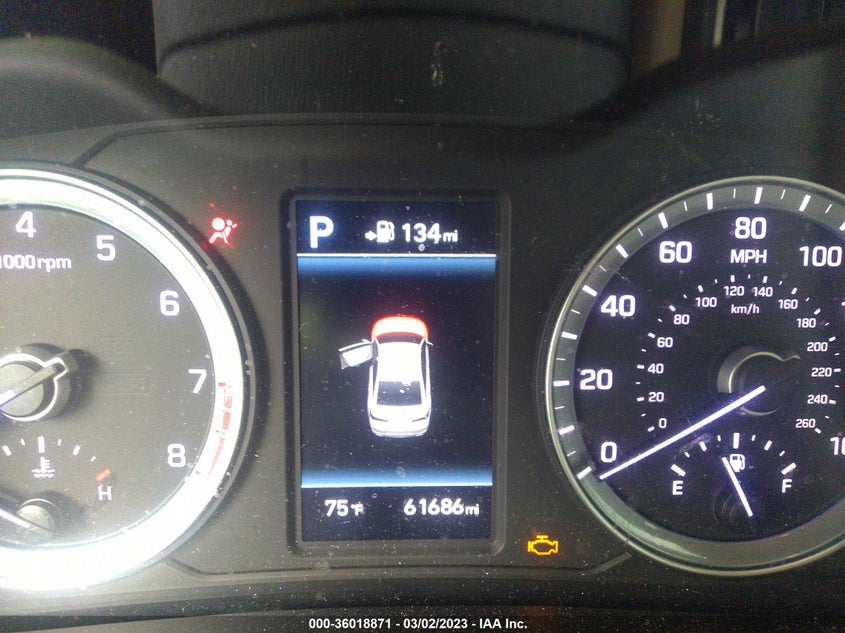 VIN 5NPE34AF2KH769807 2019 HYUNDAI SONATA SEL
