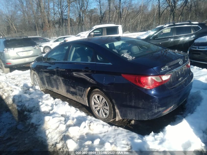 2013 HYUNDAI SONATA GLS PZEV - 5NPEB4AC8DH554301